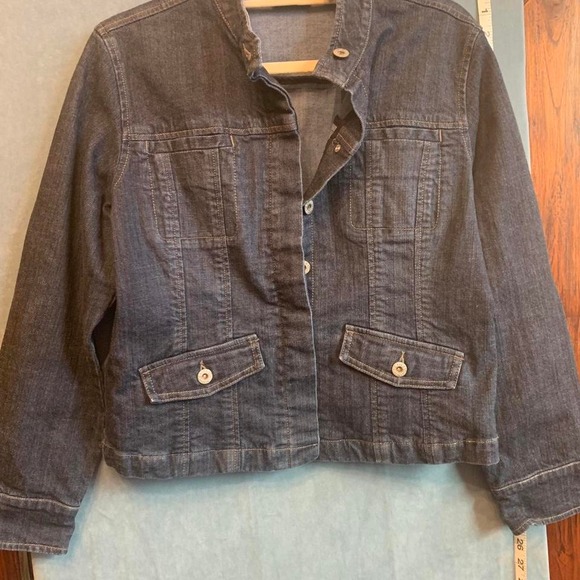 Chico's Jackets & Blazers - Chico's Blue Denim Jacket Size 1